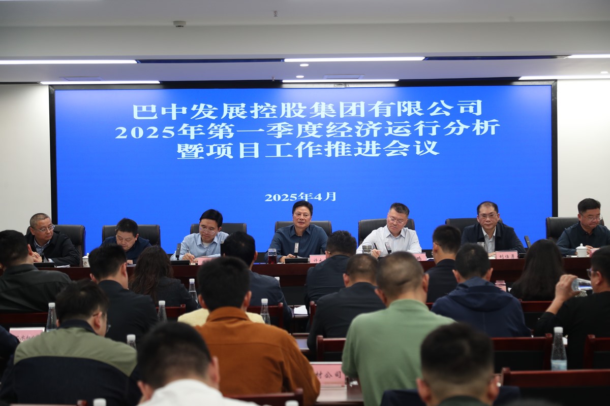 巴中發(fā)展集團(tuán)召開2025年第一季度經(jīng)濟(jì)運(yùn)行分析暨項(xiàng)目工作會(huì)議